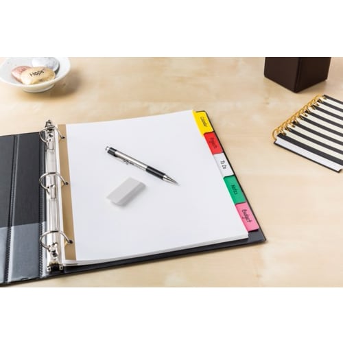Avery 5-tab Multicolor Big Tab Write-On Dividers - 23076