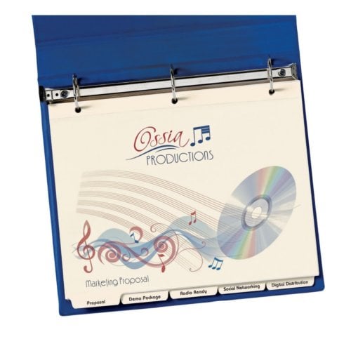 Avery 5-Tab Print-On Dividers with Ivory Tabs - 1 Set