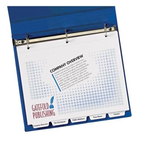 Avery 5-Tab Print-On Dividers with White Tabs 25 sets - 11517 - Clearance Sale