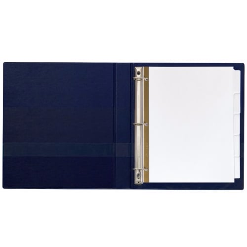 Avery 5-tab White Big Tab Write-On Dividers - 23075