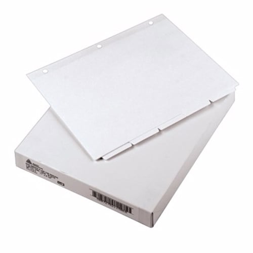 Avery 5-tab White Write-On Plain Tab Dividers 36pk - 11506