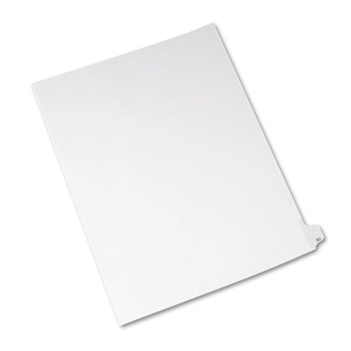 Avery 50 Individual Number Legal Index Allstate Style Dividers 25pk - 82248