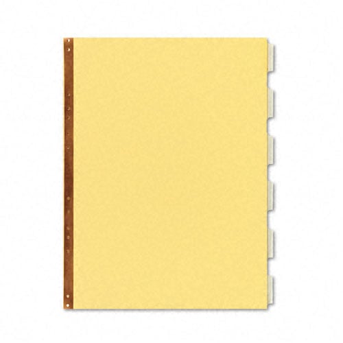 Avery 6-tab 14-7/8 x 11 Clear Data Binder Top Insertable Tabs - 11724