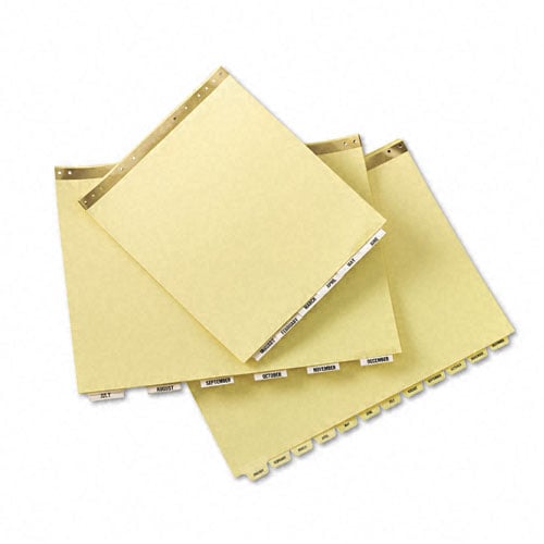 Avery 6-tab 14-7/8 x 11 Clear Data Binder Top Insertable Tabs - 11724