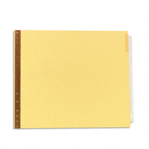 Avery 6-tab 9.5x11 Clear Data Binder Top Insertable Tabs - 11730