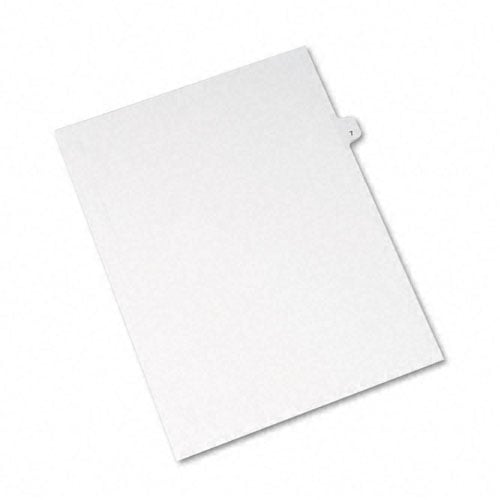 Avery 7 Individual Number Legal Index Avery Style Dividers 25pk - 11917 - Clearance Sale