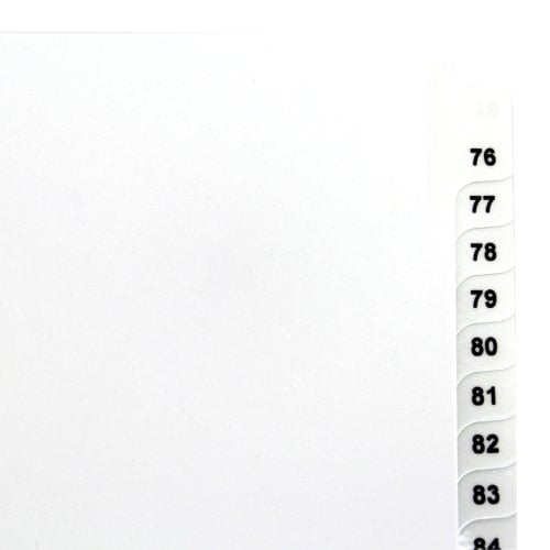 Avery 76-100/TOC Legal 11" x 8.5" Avery Style Collated Dividers - 11397 - Clearance Sale