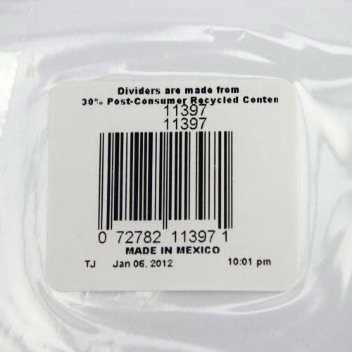 Avery 76-100/TOC Legal 11" x 8.5" Avery Style Collated Dividers - 11397 - Clearance Sale