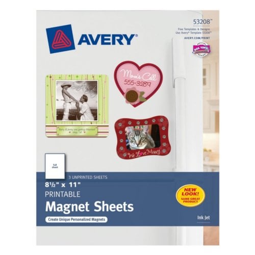 Avery 8.5" x 11" Matte Printable Magnet Sheets - 3pk