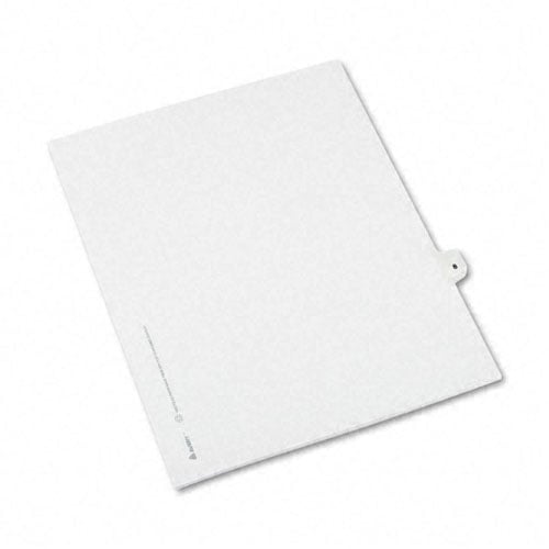 Avery 8 Individual Number Legal Index Avery Style Dividers 25pk - 11918