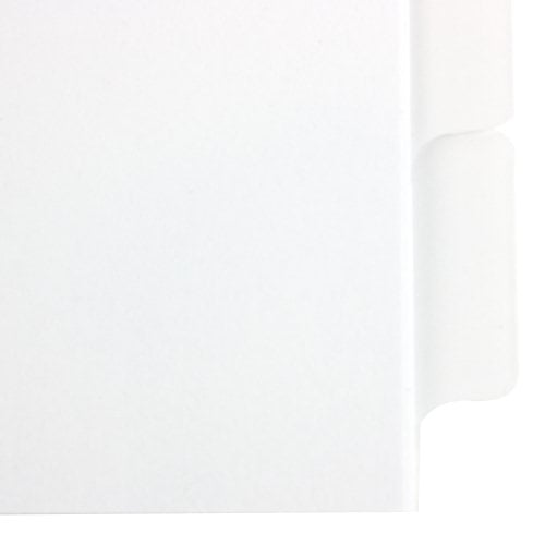 Avery 8-tab 11" x 8.5" Clear Label Unpunched Dividers 25pk - 11444