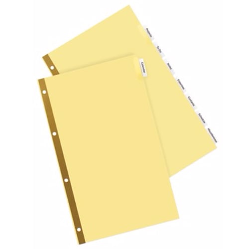 Avery 8-tab Clear WorkSaver Insertable Tab Dividers - 11116
