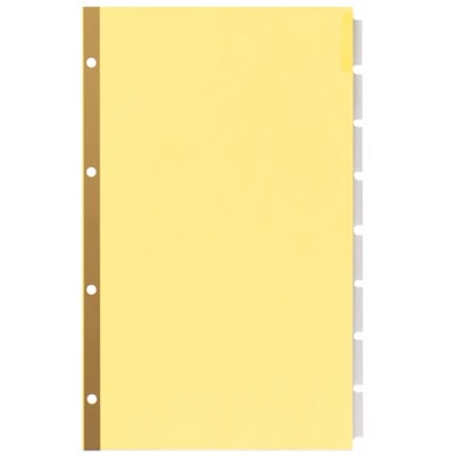 Avery 8-tab Clear WorkSaver Insertable Tab Dividers - 11116