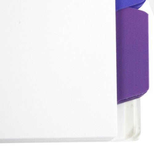 Avery 8-tab Multicolor 11" x 8.5" Clear Label Dividers 5pk - 11991