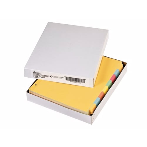 Avery 8-tab Multicolor Write-On Plain Tab Dividers 24pk - 11509