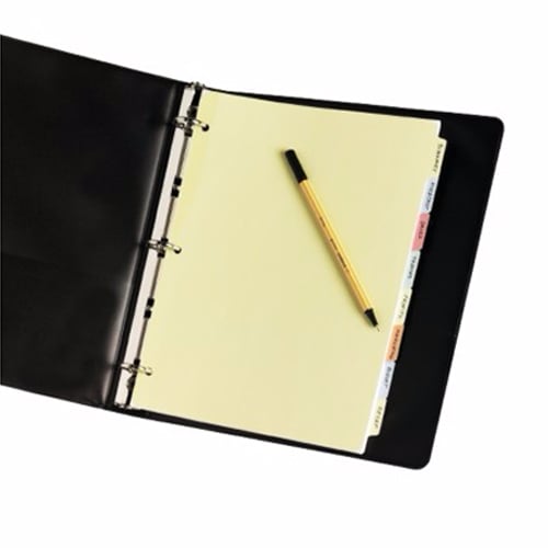 Avery 8-tab Multicolor Write-On Plain Tab Dividers 24pk - 11509