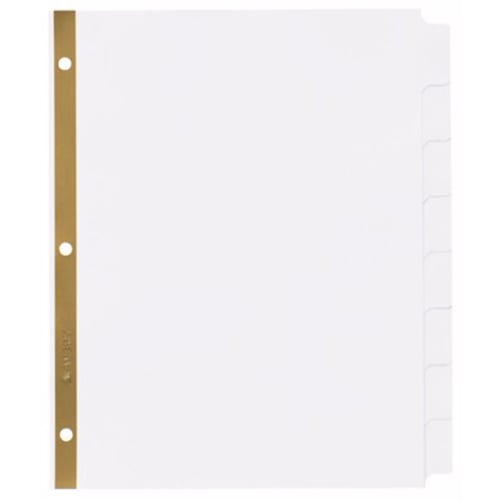 Avery 8-tab White Big Tab Write-On Dividers - 23078 - Clearance Sale