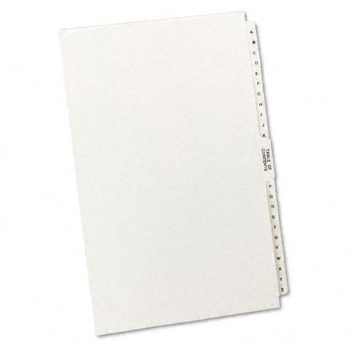 Avery A-Z/TOC Legal 14" x 8.5" Avery Style Collated Dividers - 11375 - Clearance Sale