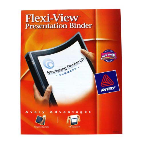 Avery Assorted Color Flexi-View Binders (12pk)