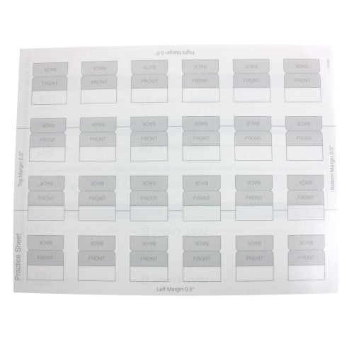 Avery Assorted Printable Repositional Plastic Tabs 1pk 96pk - 16281