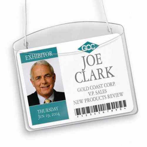 Avery Badge Holder Neck Hanging - Landscape 3" x 4" 100pk - 2922