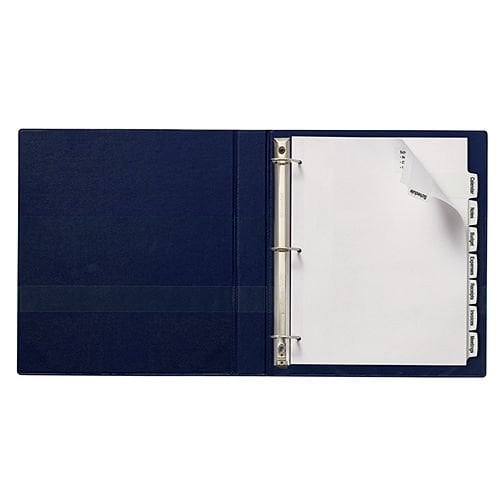 Avery Big Tab Easy Peel 8-Tab Printable Large White Label Dividers 20 sets - 14441 - Clearance Sale