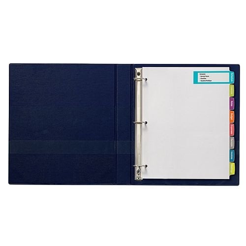 Avery Big Tab Easy Peel 8-Tab Printable Large White Label Dividers