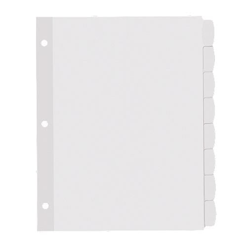 Avery Big Tab Easy Peel 8-Tab Printable White Label Dividers 4 sets - 14433 - Clearance Sale