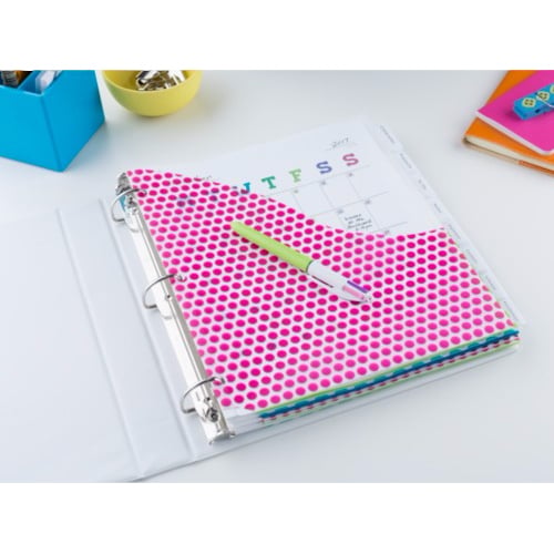 Avery Big Tab Insertable Pocket Clear 8-Tab Plastic Dividers (Fashion Design) - 1 Set