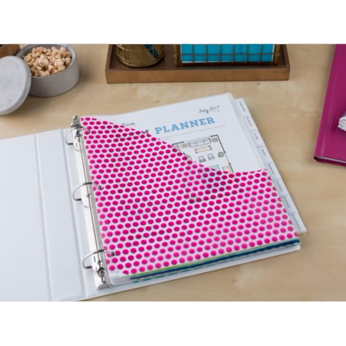Avery Big Tab Insertable Pocket Clear 8-Tab Plastic Dividers (Fashion Design) - 1 Set