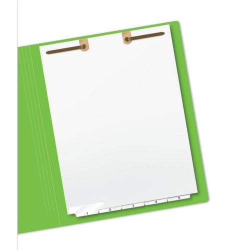 Avery White Narrow Bottom 1-5 Tab Pre-printed Dividers for Classification Folders 1 set - 13162
