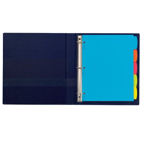 Avery Big Tab Write & Erase Multicolor 5-Tab Plastic Dividers 1 set - 16129 - Clearance Sale