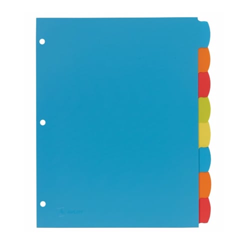 Avery Big Tab Write & Erase Multicolor 8-Tab Plastic Dividers 1 set - 16130 - Clearance Sale