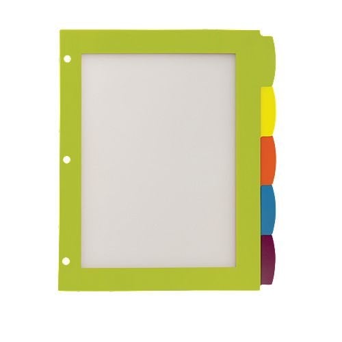Avery BigTab Ultralast 5-Tab Multicolor Plastic Dividers 1 set - 24900