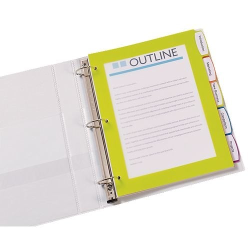 Avery BigTab Ultralast 5-Tab Multicolor Plastic Dividers 1 set - 24900