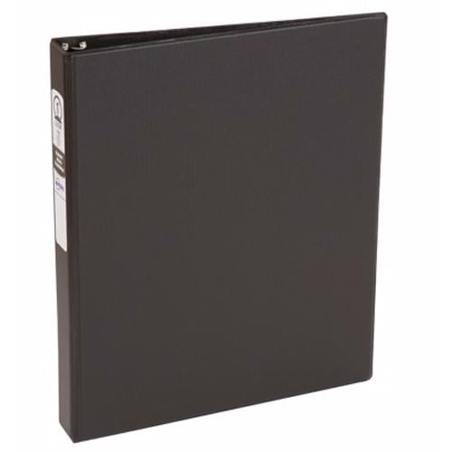 Avery Black Economy Round Ring Binders (12pk)