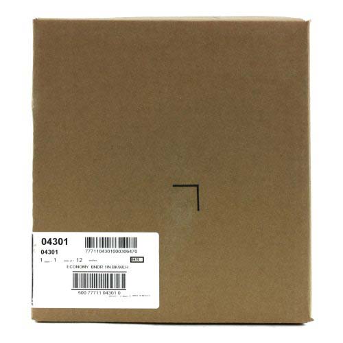 Avery Black Economy Round Ring Binders with Label Holders
