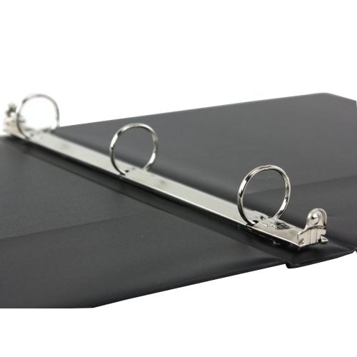 Avery Black Economy Round Ring Binders with Label Holders