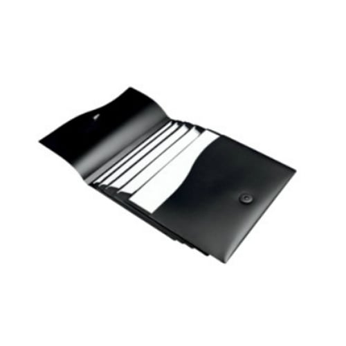 Avery Black Letter Size Slide & View 5-Pocket Poly Expanding File 1pk - 73517