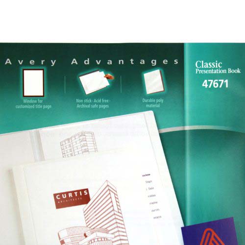 Avery Classic Presentation Book White 12 pages - 47671 - Clearance Sale