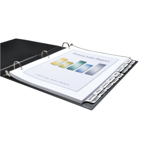 Avery Clear Label Index Maker Double Column White 16-Tab Dividers 1 set - 13150