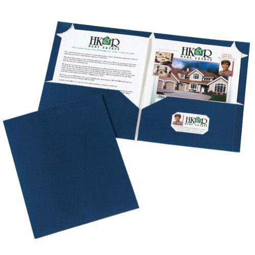 Avery Corner Lock Two Pocket Folder Blue (10pk) - 47759