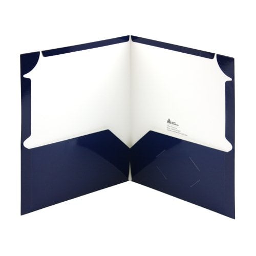 Avery Corner Lock Two Pocket Folder Blue (10pk) - 47759