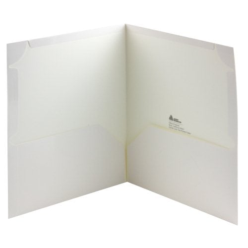 Avery Corner Lock Two Pocket Folder White (10pk) - 47761