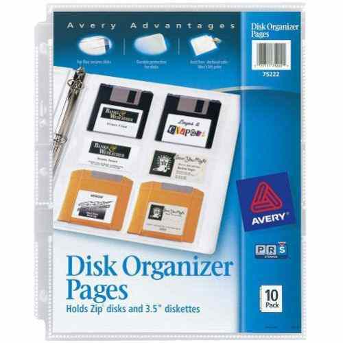 Avery Disk Organizer Pages (10pk) - 75222