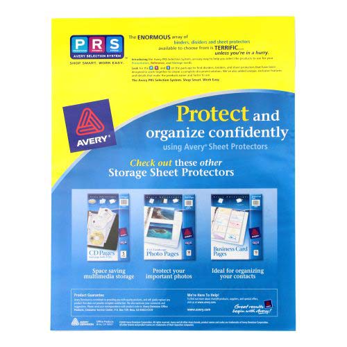 Avery Disk Organizer Pages (10pk) - 75222