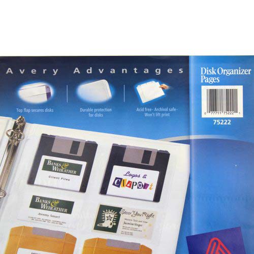 Avery Disk Organizer Pages (10pk) - 75222