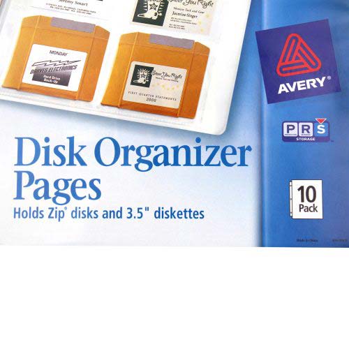 Avery Disk Organizer Pages (10pk) - 75222