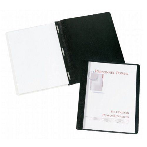 Avery Durable Clear Front Report Cover Black 25pk - 47960 - Clearance Sale