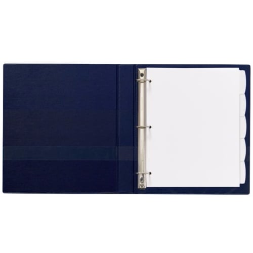 Avery Durable Plastic Write-On Multicolor 5-Tab 8.5" x 11" Dividers w/ Pockets 1 set - 16370